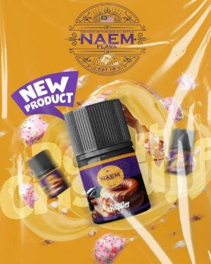 NAEM 60ML FREEBASE FLAVOR DONUT CRISPUFF