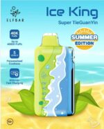 ELFBAR ICE KING SUMMER EDITION COOL SERIES Disposable Vape – 40,000 Puffs, Rechargeable