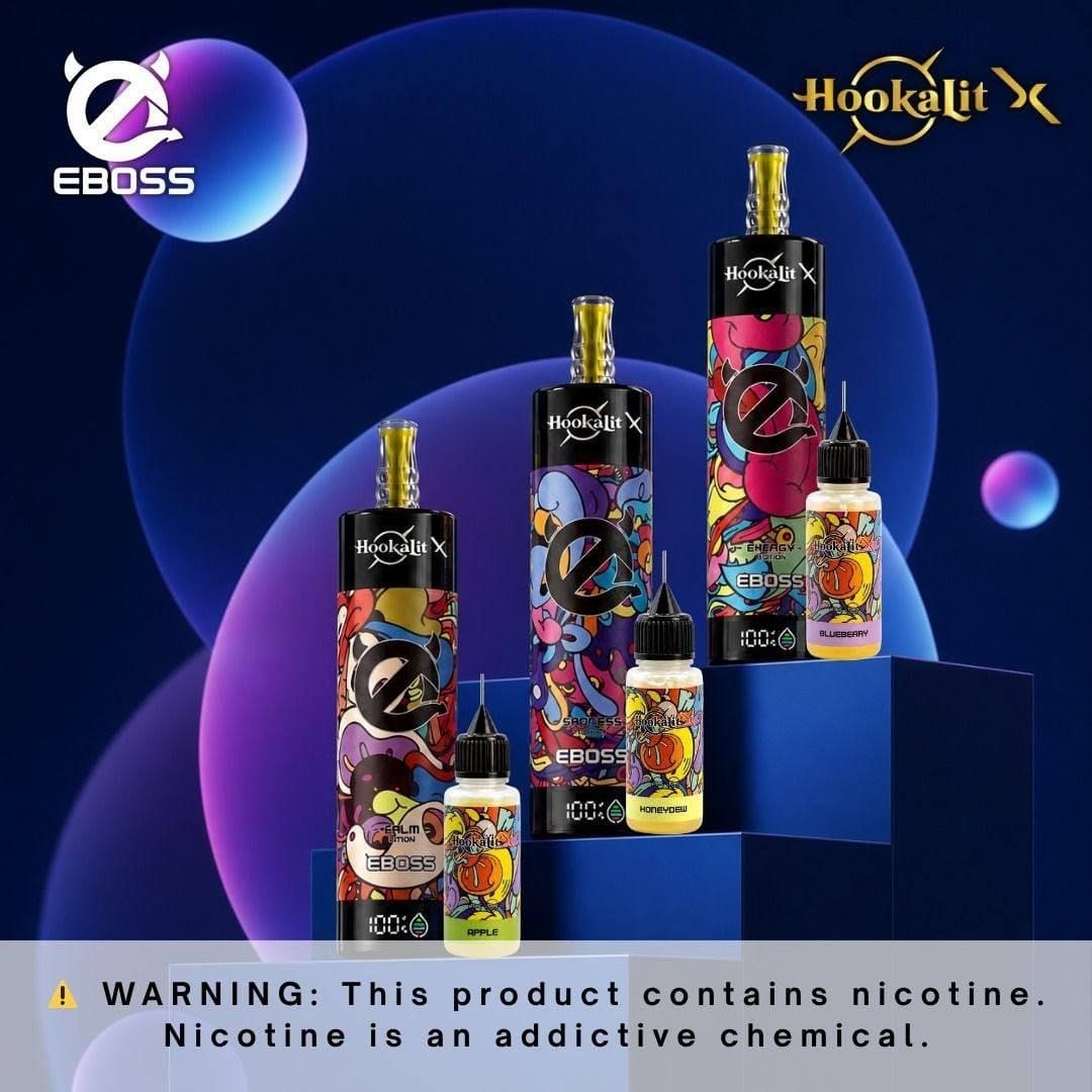 EBOSS HOOKALIT X DEVICE 15ML FREEBASE