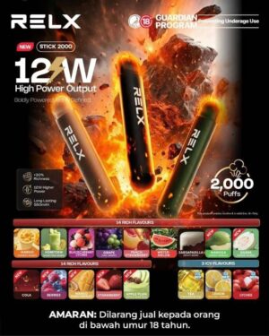 RELX STICK FA2000 2000PUFFS DISPOSABLE POD
