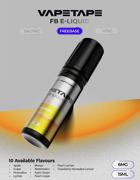 VAPETAPE FREEBASE E-LIQUID 15ML BY ASDF - Image 2