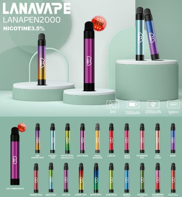 LANA PEN 2000PUFF DISPO KIT SET - Image 2