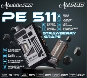 ALADDIN PRO PE511 18K 18000PUFF FULL SET WITH STARTER KIT