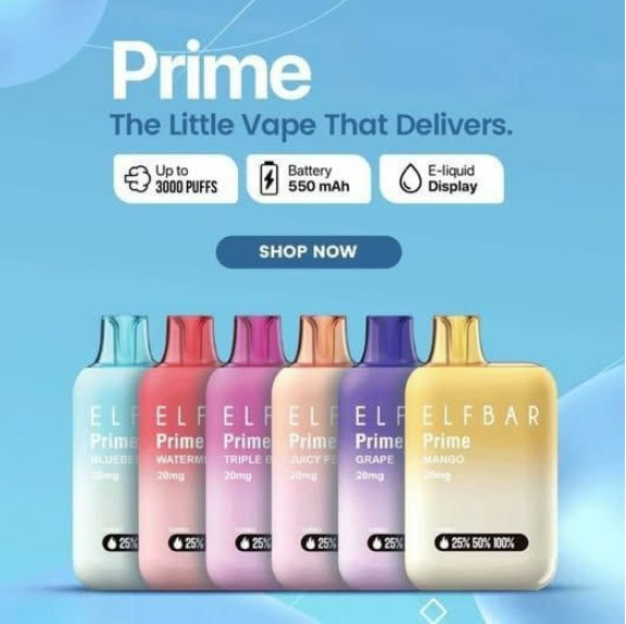 ELFBAR Raya Prime 3k 3000 PUFF DISPOSABLE POD - Image 2