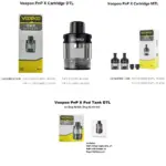 VOOPOO PnP X Empty Cartridge DTL / MTL / Pnp X Pod Tank DTL (PnP X Platform)