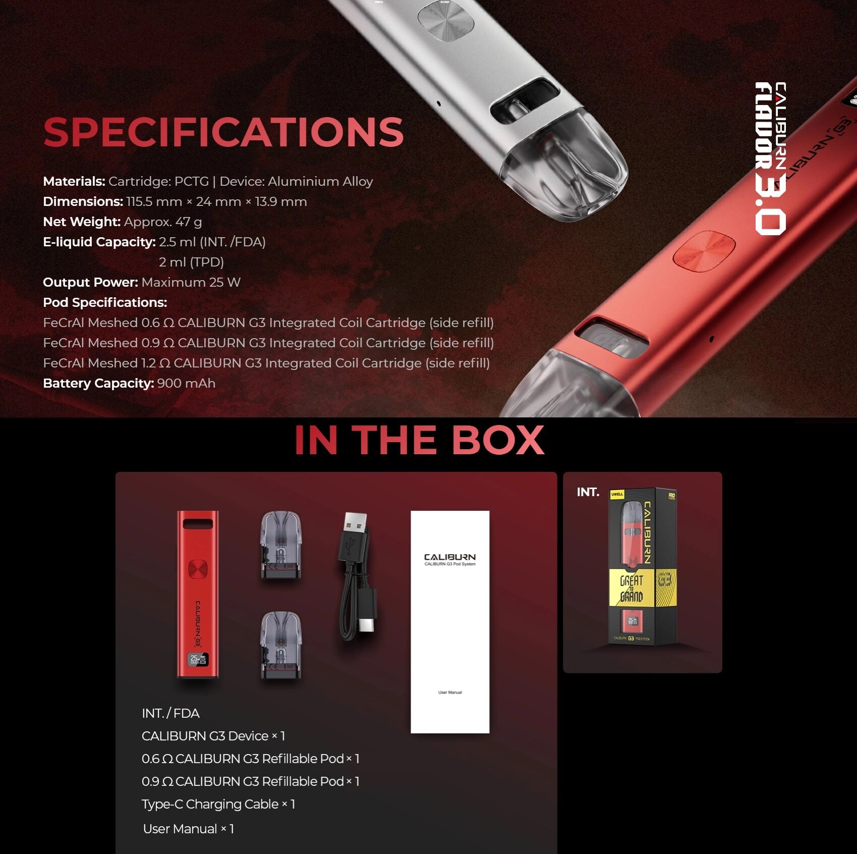 Uwell Caliburn G3 KIT - Image 5
