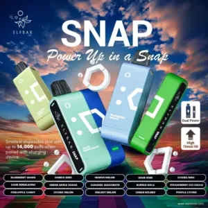ELFBAR SNAP 14K PUFFS : PREFILLED POD ONLY / ELFBAR DEVICE (ASING Battery)