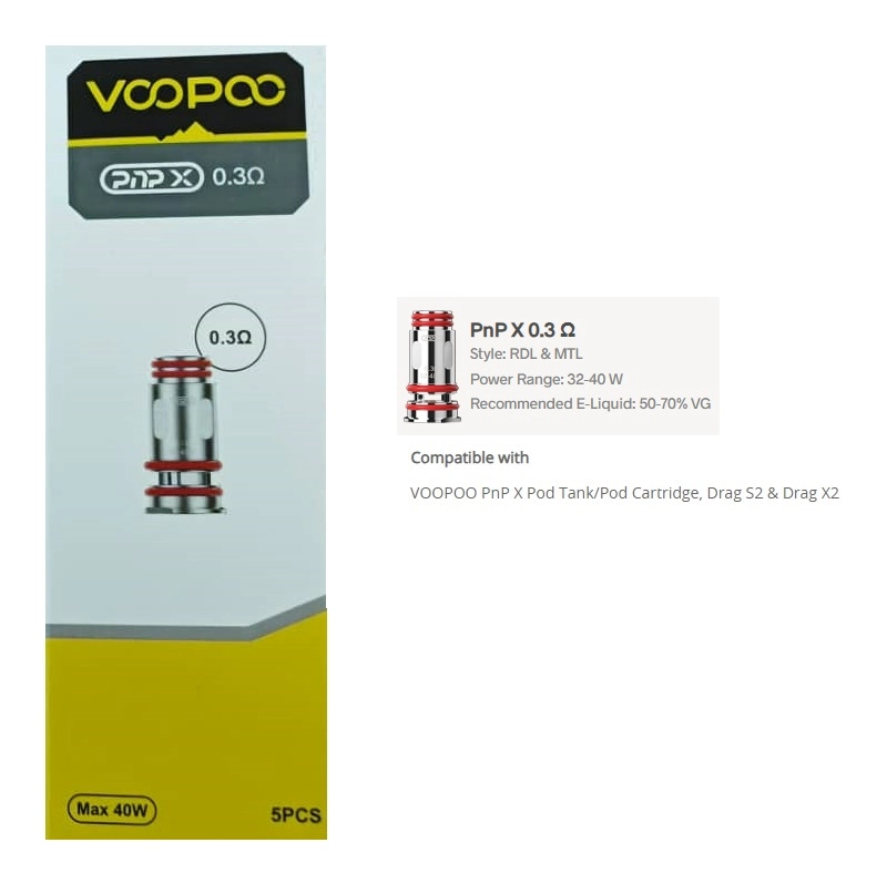 VOOPOO PnP X Coil (PnP X Platform) Replacement Coils - Image 4