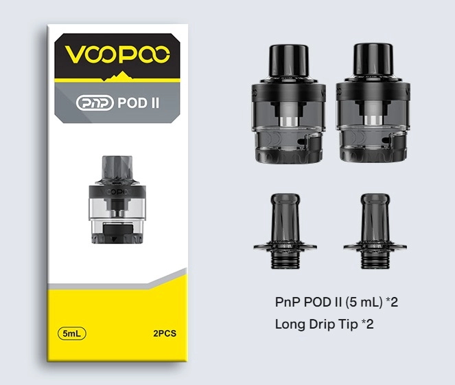VOOPOO PnP Pod II – For Drag E60 & Drag H40 & Drag H80 s