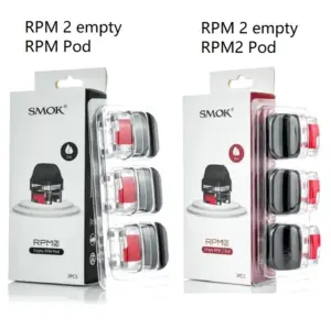 Smok RPM2 Empty Pod. 1) RPM Pod 2) RPM 2 Pod