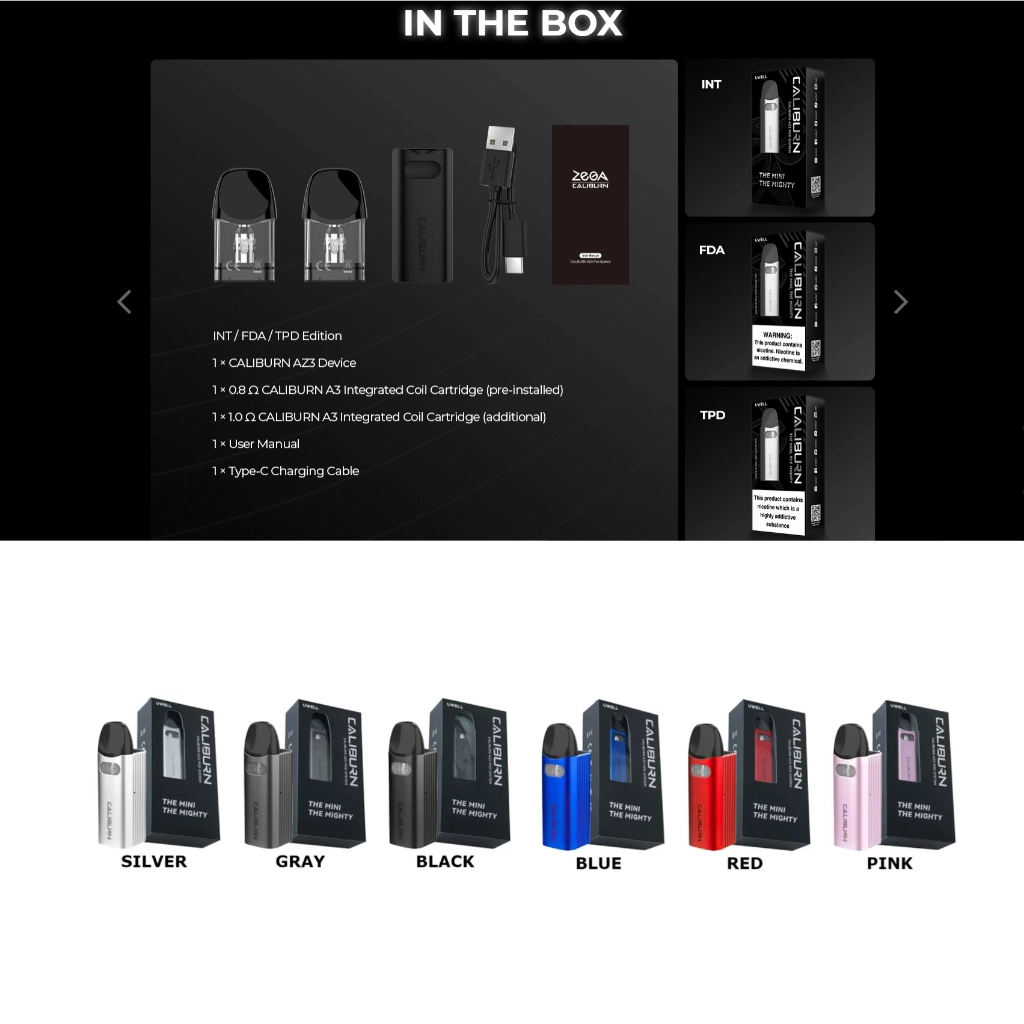 Uwell Caliburn AZ3 Kit - Image 2