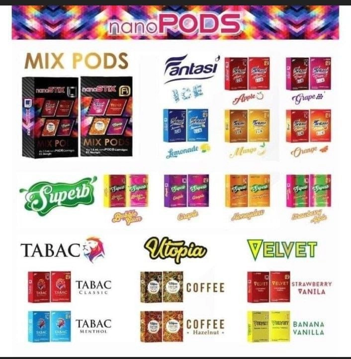 NANOSTIX POD FLAVOUR REGULAR Single Pack 1box 1pcs