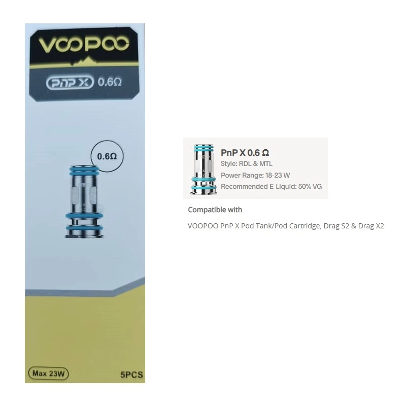 VOOPOO PnP X Coil (PnP X Platform) Replacement Coils - Image 2