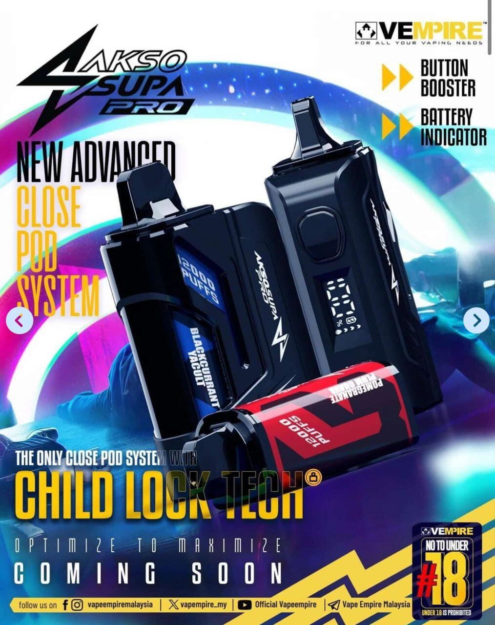 AKSO NAU SUPA NOVA 12K PUFF - Image 2