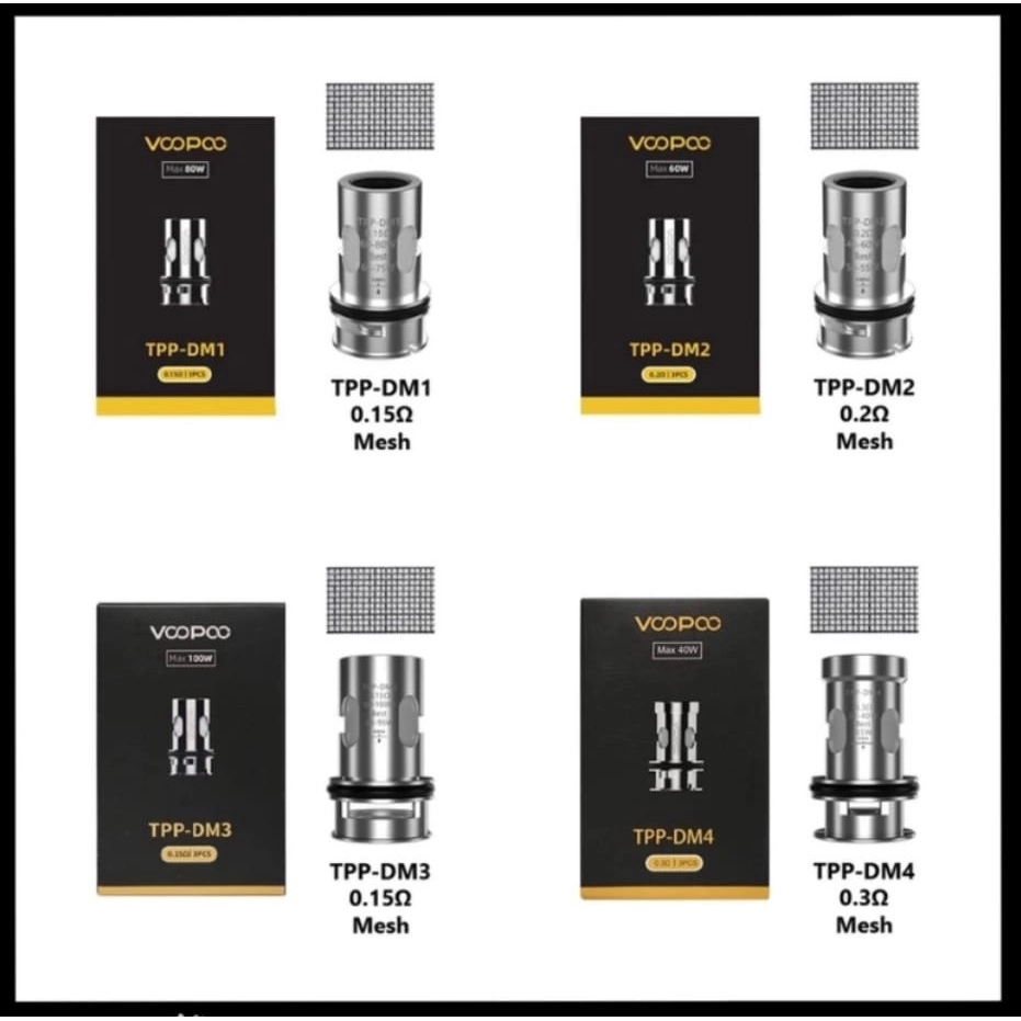 VOOPOO TPP-DM Coil & Cartridge (TPP Platform) - Image 2