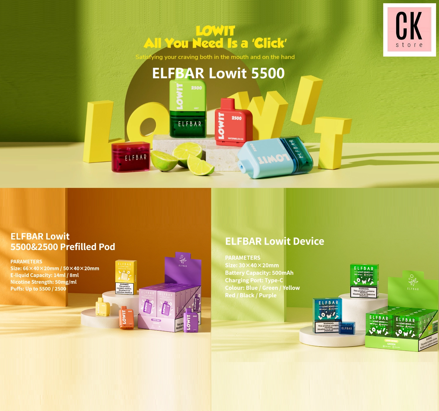 ELFBAR LOW IT 5500 Puff